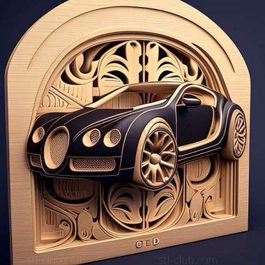 3D модель Bugatti 16C Galibier (STL)